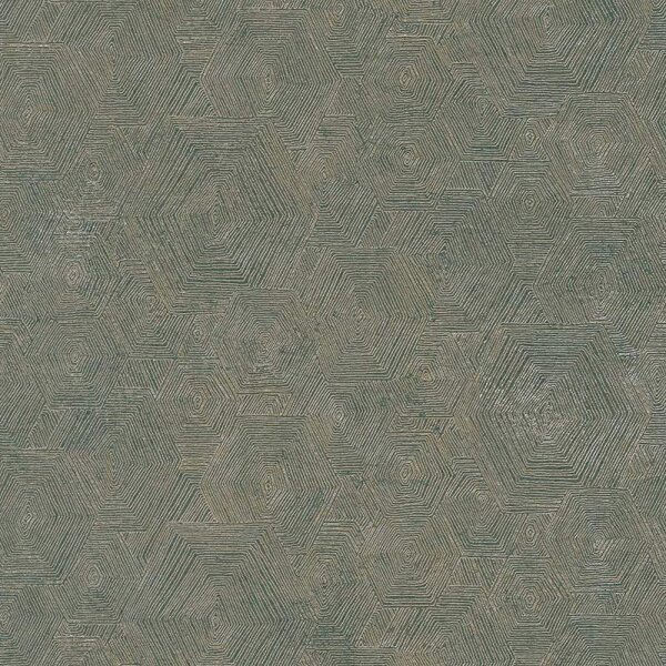 Tapete Grau, Silber, Grün livingwalls Vliestapete (386984)