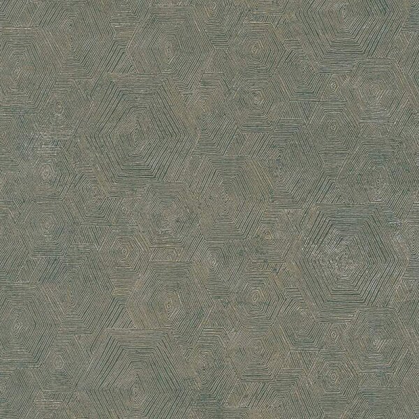 Tapete Grau, Silber, Grün livingwalls Vliestapete (386984)