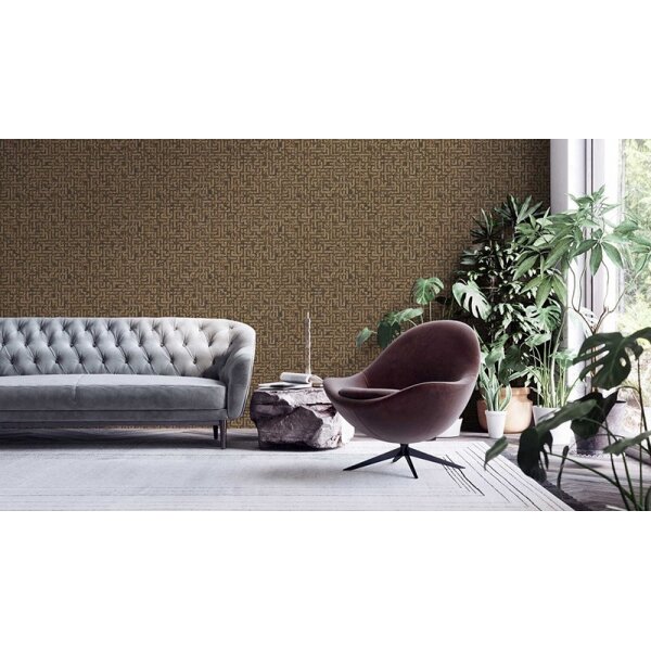 Tapete Braun, Gold, Kupfer livingwalls Vliestapete (386955)