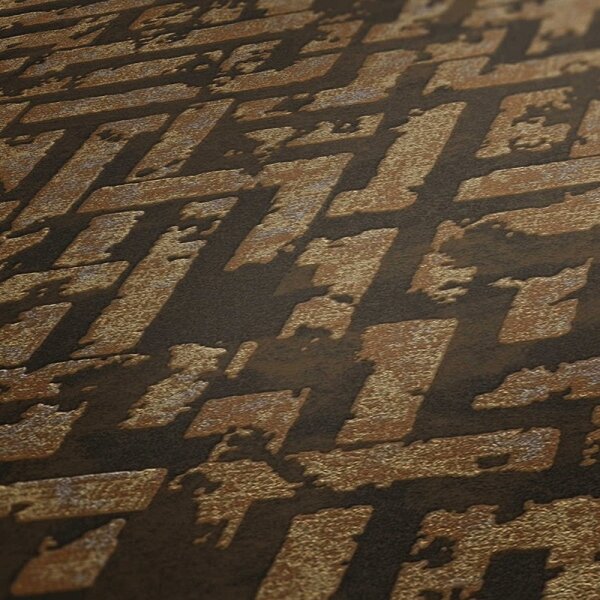 Tapete Braun, Gold, Kupfer livingwalls Vliestapete (386955)