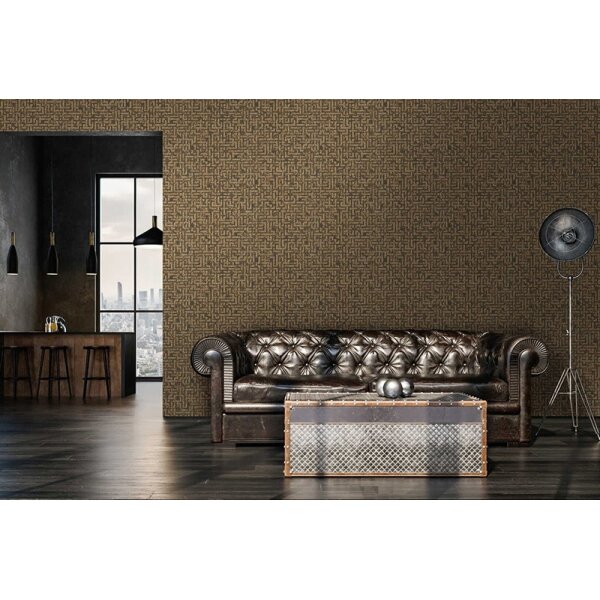 Tapete Braun, Gold, Kupfer livingwalls Vliestapete (386955)