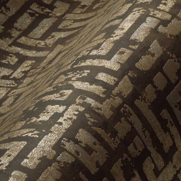 Tapete Braun, Gold, Kupfer livingwalls Vliestapete (386955)