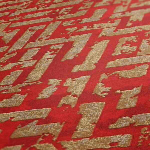 Tapete Gold, Kupfer, Rot livingwalls Vliestapete (386954)