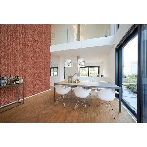 Tapete Gold, Kupfer, Rot livingwalls Vliestapete (386954)