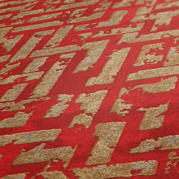 Tapete Gold, Kupfer, Rot livingwalls Vliestapete (386954)