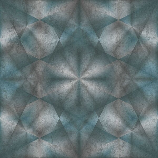 Tapete Blau, Grau, Silber livingwalls Vliestapete (386924)