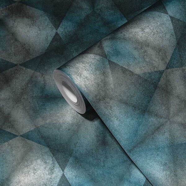 Tapete Blau, Grau, Silber livingwalls Vliestapete (386924)