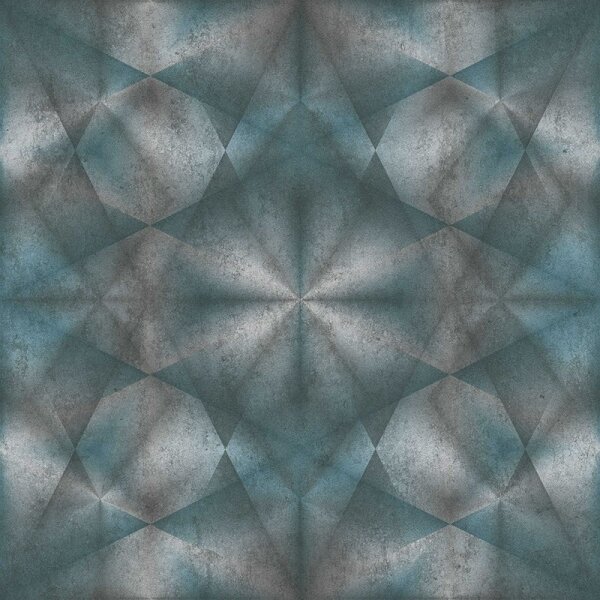 Tapete Blau, Grau, Silber livingwalls Vliestapete (386924)