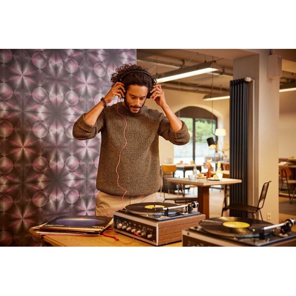 Tapete Grau, Silber, Pink livingwalls Vliestapete (386921)