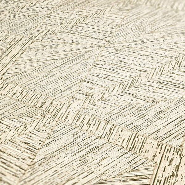 Tapete Gold, Kupfer, Weiß livingwalls Vliestapete (386903)