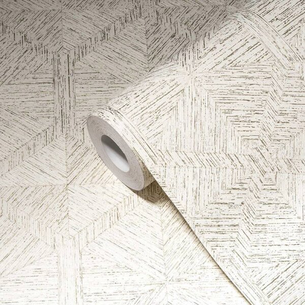 Tapete Gold, Kupfer, Weiß livingwalls Vliestapete (386903)