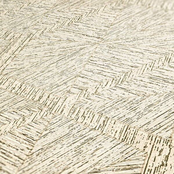 Tapete Gold, Kupfer, Weiß livingwalls Vliestapete (386903)