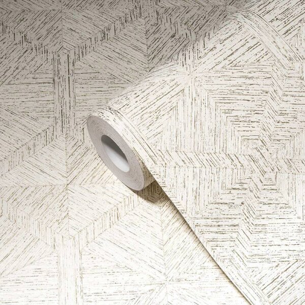 Tapete Gold, Kupfer, Weiß livingwalls Vliestapete (386903)