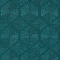 Tapete Blau, Gr&uuml;n, Petrol livingwalls Vliestapete...