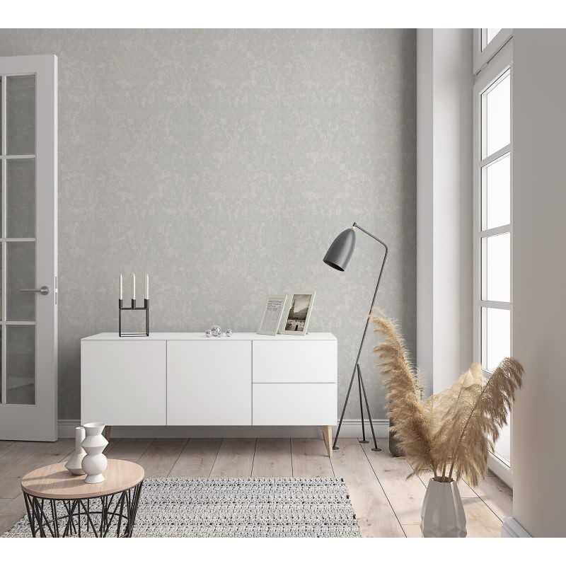 Vliestapete Ornament Ornamental Modern in Grau Marburg (20953)