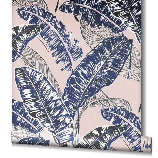 Vliestapete Floral Modern, Natur in Rosa-Braun Marburg (31708)