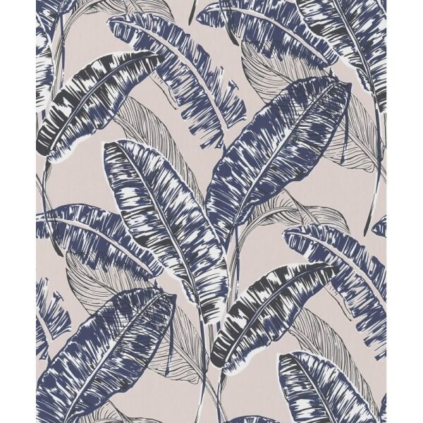 Vliestapete Floral Modern, Natur in Rosa-Braun Marburg (31708)