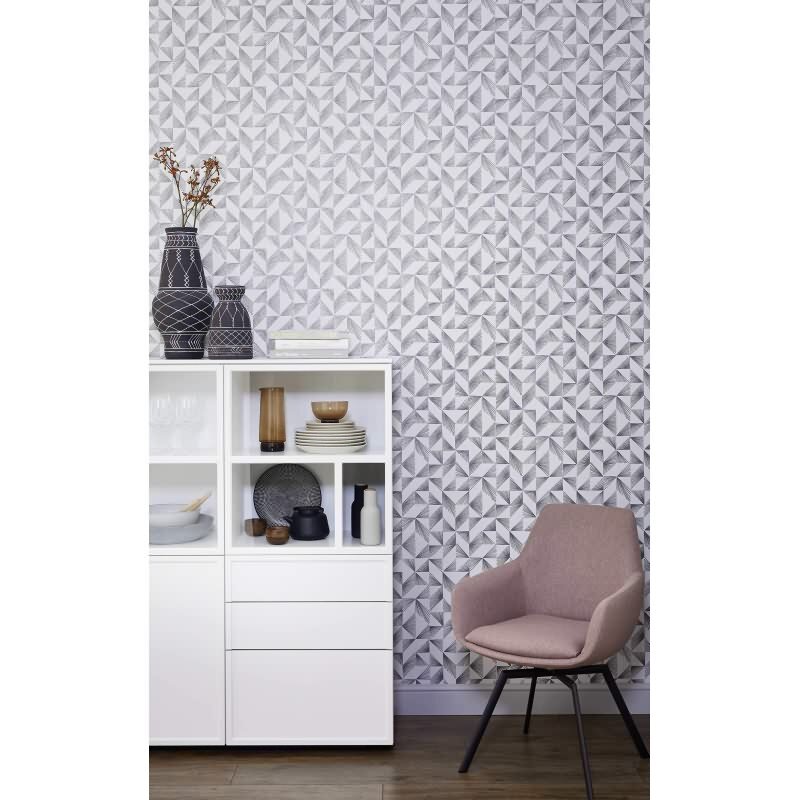 Vliestapete Grafisch Modern in Greige Marburg (31843)