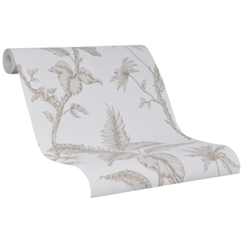 Vliestapete Floral Natur in Beige Marburg (31845)