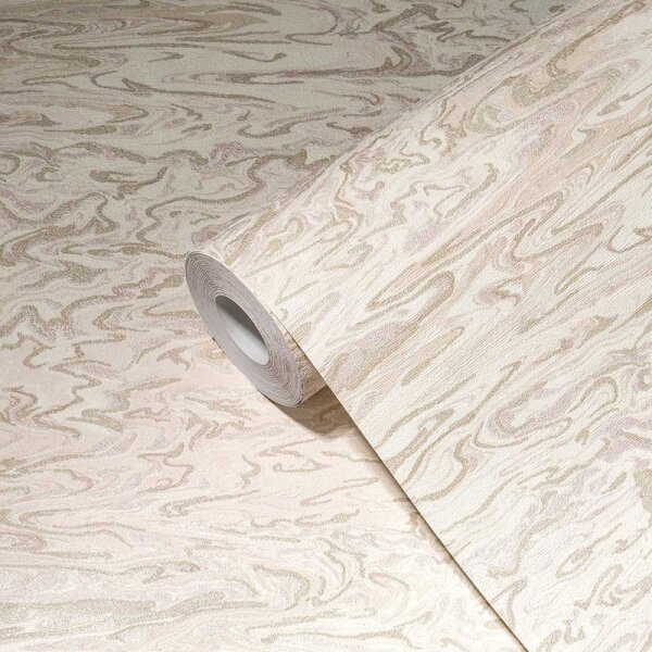 Tapete Beige, Creme, Gold, Kupfer livingwalls Vliestapete (383583)