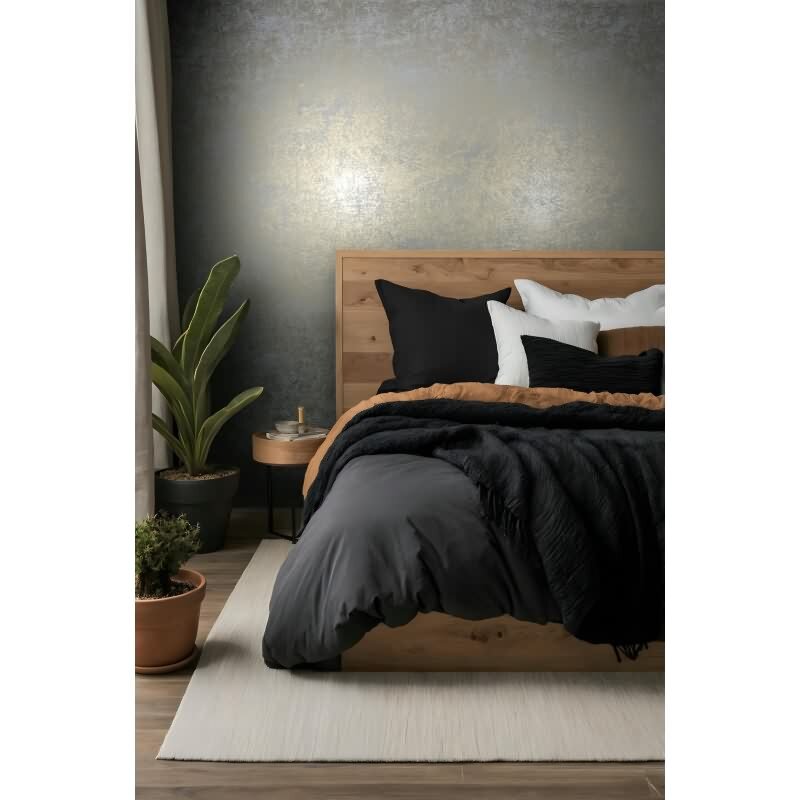 Vliestapete Uni Modern, Klassisch, Opulent in Grau Marburg (53125)