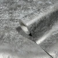 Vliestapete Uni Modern, Klassisch, Opulent in Silber...