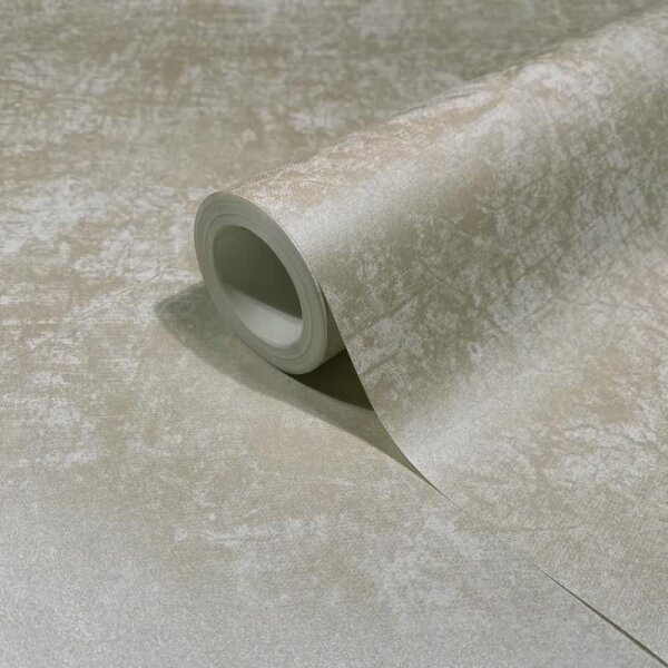 Vliestapete Uni Modern, Klassisch, Opulent in Creme Marburg (53136)