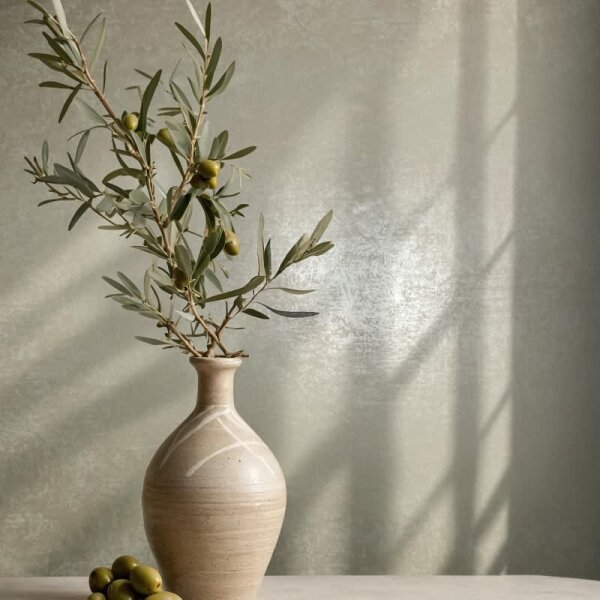 Vliestapete Uni Modern, Klassisch, Opulent in Creme Marburg (53136)