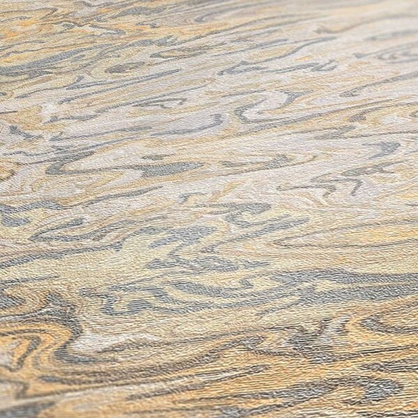 Tapete Beige, Creme, Grau, Silber livingwalls Vliestapete (383582)