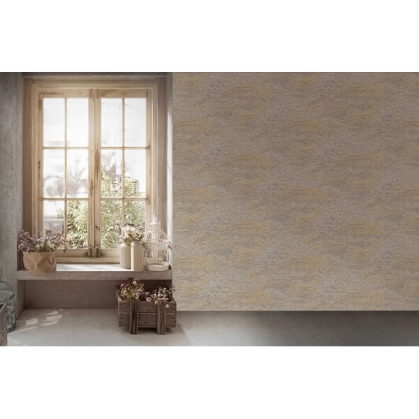 Tapete Beige, Creme, Grau, Silber livingwalls Vliestapete (383582)