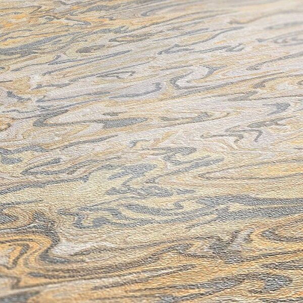 Tapete Beige, Creme, Grau, Silber livingwalls Vliestapete (383582)