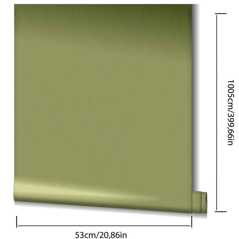 Vliestapete Struktur Uni Klassisch in Grün Marburg (53737)