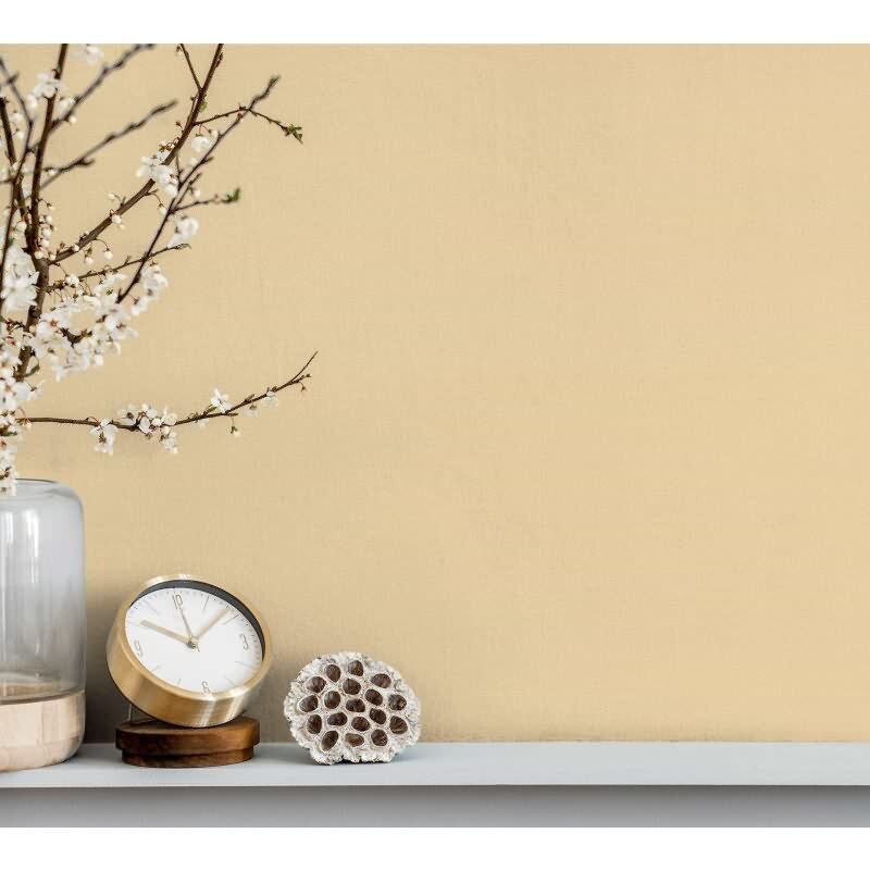 Vliestapete Struktur Uni Klassisch in Gelb Marburg (53744)