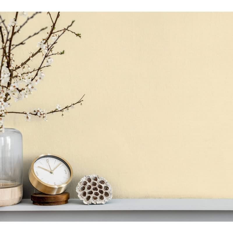 Vliestapete Struktur Uni Klassisch in Gelb Marburg (53752)