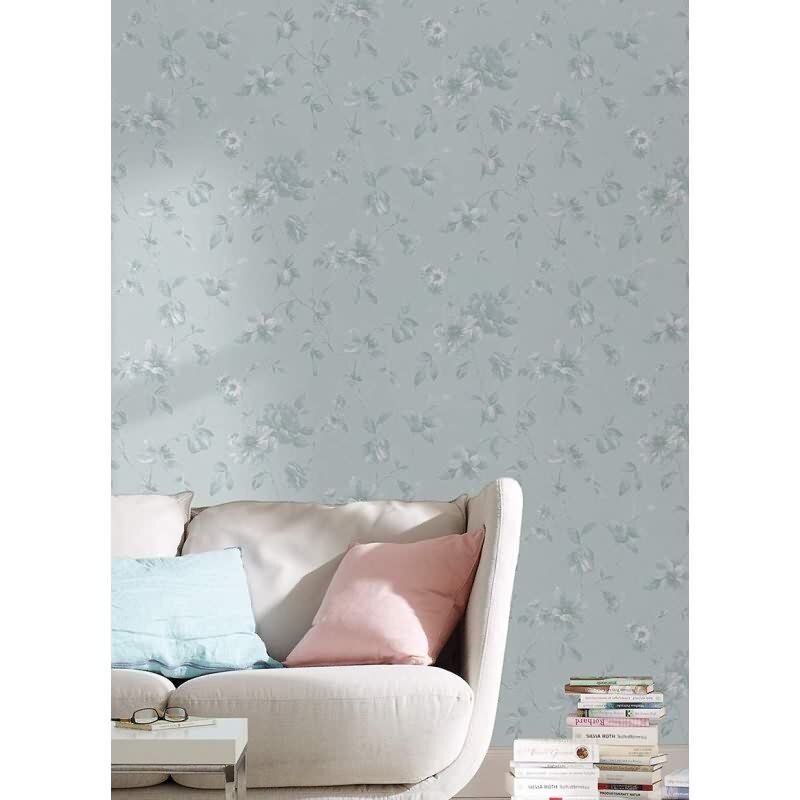 Vliestapete Blumen Floral Klassisch, Natur in Weiß Marburg (53767)