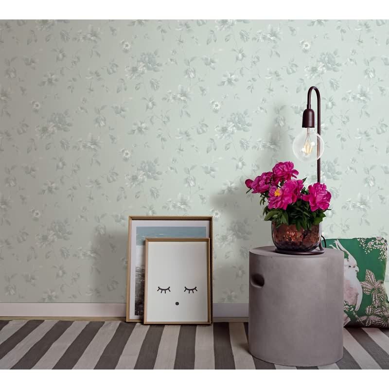 Vliestapete Blumen Floral Klassisch, Natur in Weiß Marburg (53767)