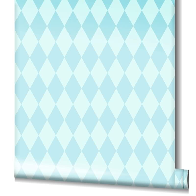 Vliestapete Rauten Grafisch Modern in Blau Marburg (54143)