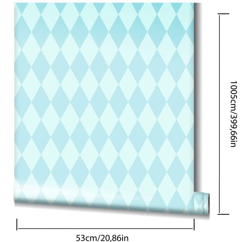 Vliestapete Rauten Grafisch Modern in Blau Marburg (54143)