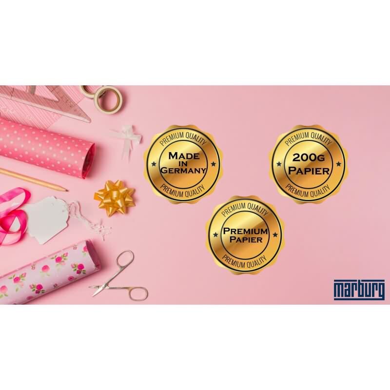 Vliestapete Herzen Grafisch Romantisch, Modern in Blau Marburg (54151)