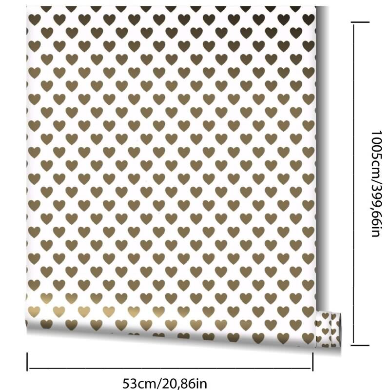 Vliestapete Herzen Grafisch Romantisch, Modern in Weiß Marburg (54152)