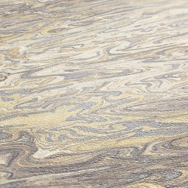 Tapete Beige, Creme, Grau, Silber livingwalls Vliestapete (383581)