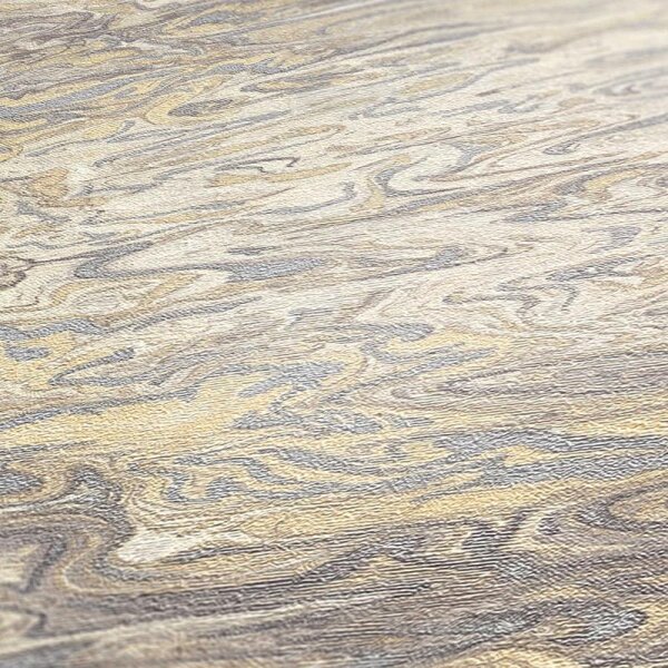 Tapete Beige, Creme, Grau, Silber livingwalls Vliestapete (383581)