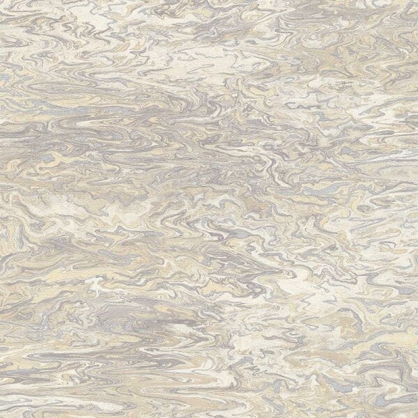 Tapete Beige, Creme, Grau, Silber livingwalls Vliestapete (383581)