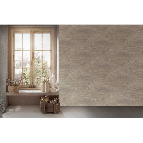 Tapete Beige, Creme, Grau, Silber livingwalls Vliestapete (383581)