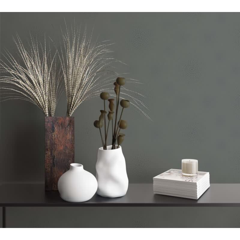 Vliestapete Struktur Punkte Modern, Romantisch, Shabby Chic in Anthrazit Marburg (55434)