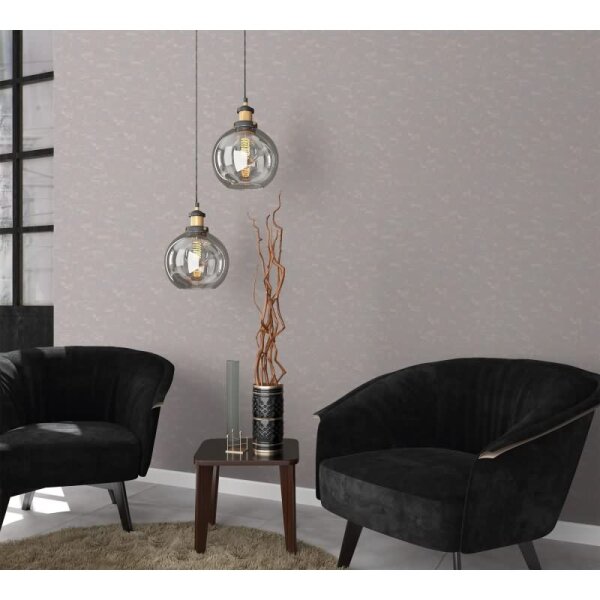 Vliestapete Struktur Modern, Shabby Chic, Taupe Marburg (55737)