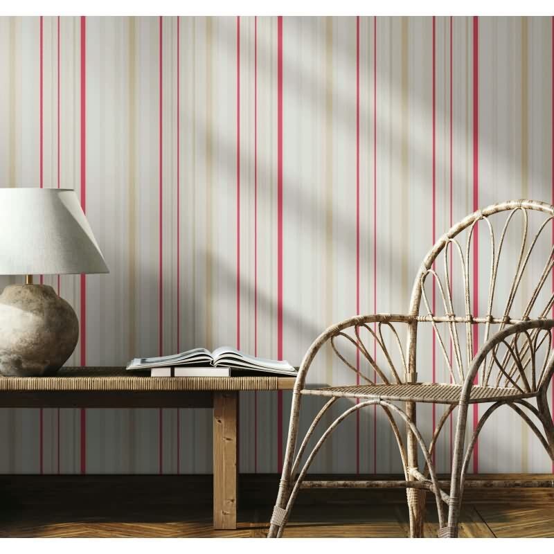 Vliestapete Streifen Modern, Klassisch, Romantisch in Beige Marburg (57140)