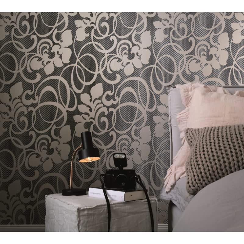 Vliestapete Ornamental Klassisch in Grau Marburg (58644)