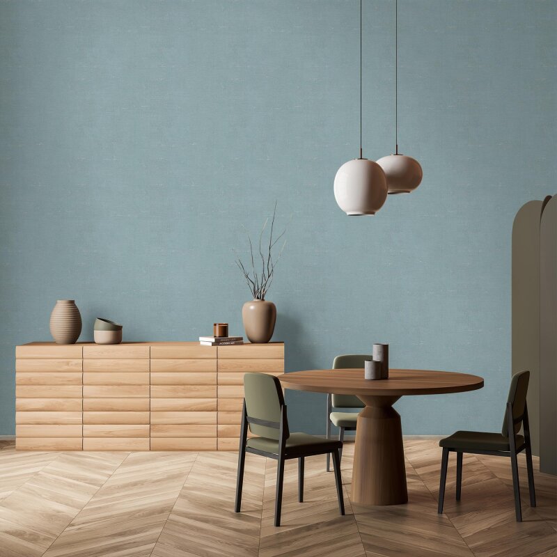 Vliestapete Struktur Klassisch in Blau Marburg (59438)