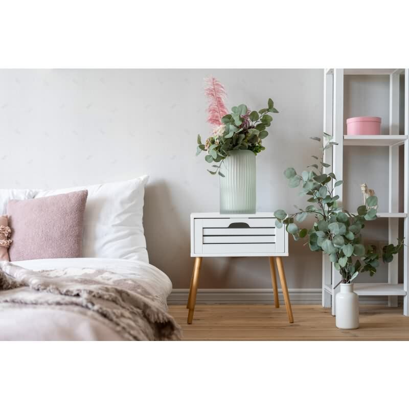 Vliestapete Struktur Modern in Weiß Marburg (81012)